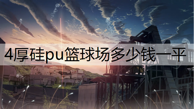 4厚硅pu篮球场多少钱一平