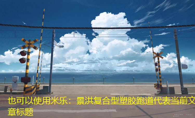 <strong>米乐：景洪复合型塑胶跑道</strong>